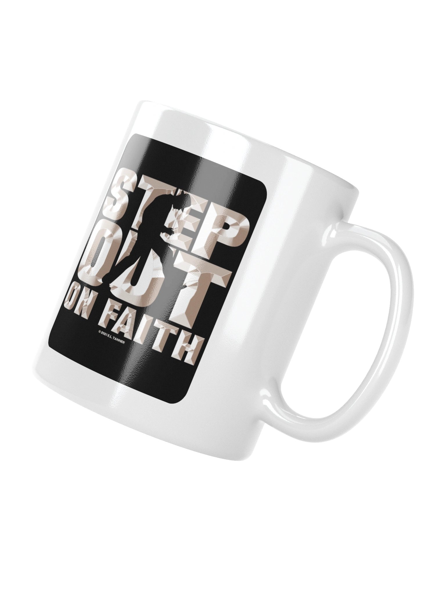 Step Out on Faith Wht, Mug BV product image (4)