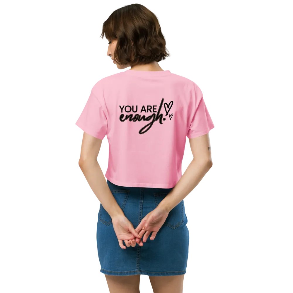 You Are Enough: Womens Crop Top 2. product image (12)