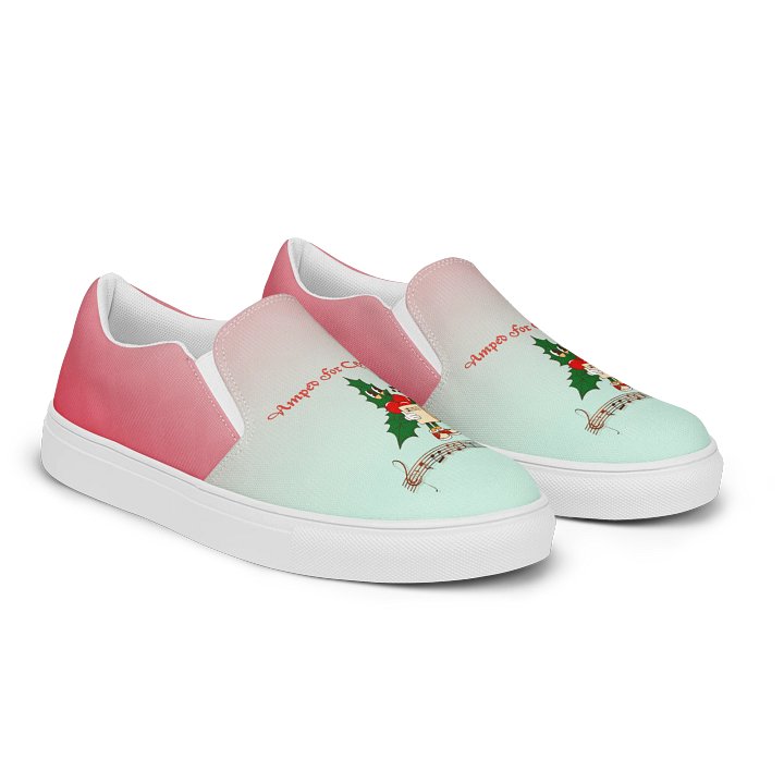 Amped for Christmas Men's Slip-On Shoes product image (2)