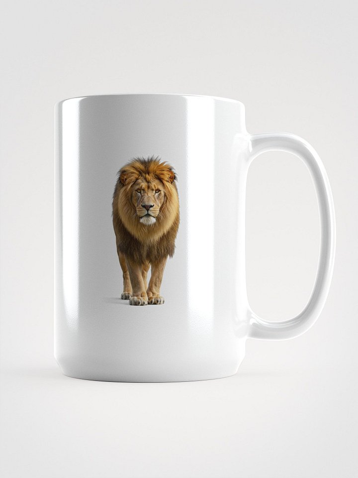 Majestic Mane White Glossy Mug product image (1)