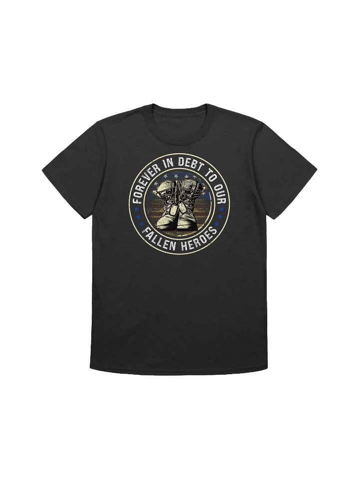 Fallen Heroes - Military Boots Memorial Day Graphic T-Shirt product image (5)