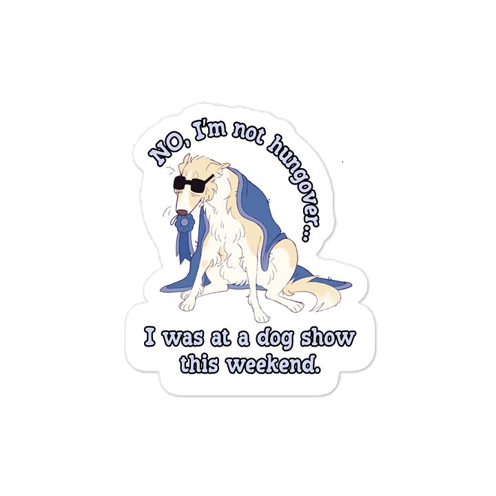 Dog Show Hangover - Cream Rosette product image (1)
