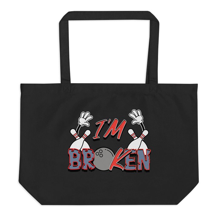 Im Broken Im Ok Bowling Colorful Ball Tote Bag product image (1)