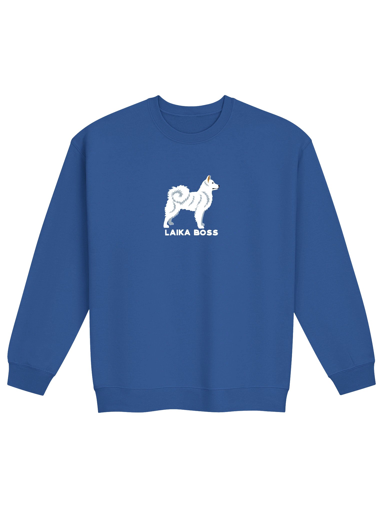 Laika Boss Sweatshirt (Embroidered) of a Yakutian Laika(White) product image (4)