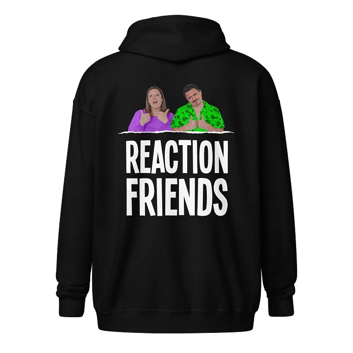 Reaction Friends Zip Hoodie - "Friend!" Collection product image (2)