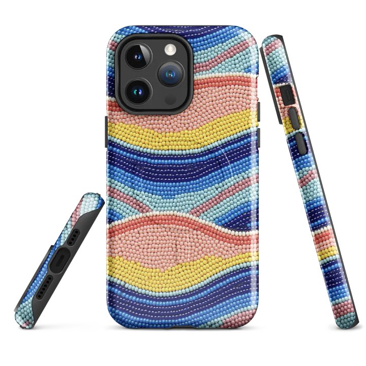 Colorful Wave MagSafe® iPhone® Case product image (4)