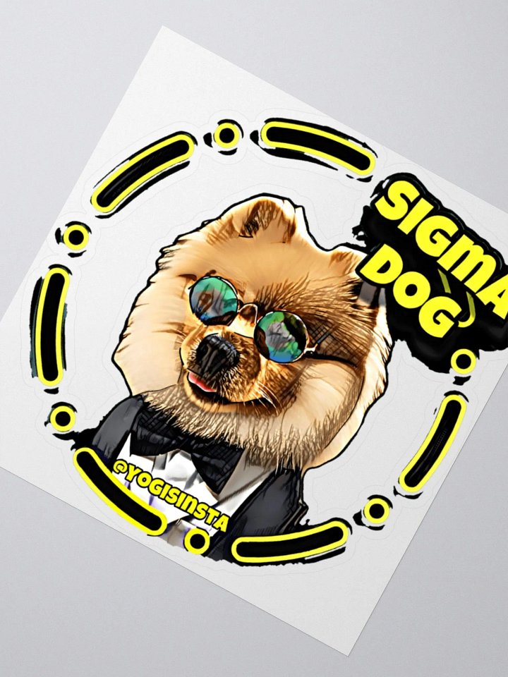 Sigma Dog Sticker product image (2)