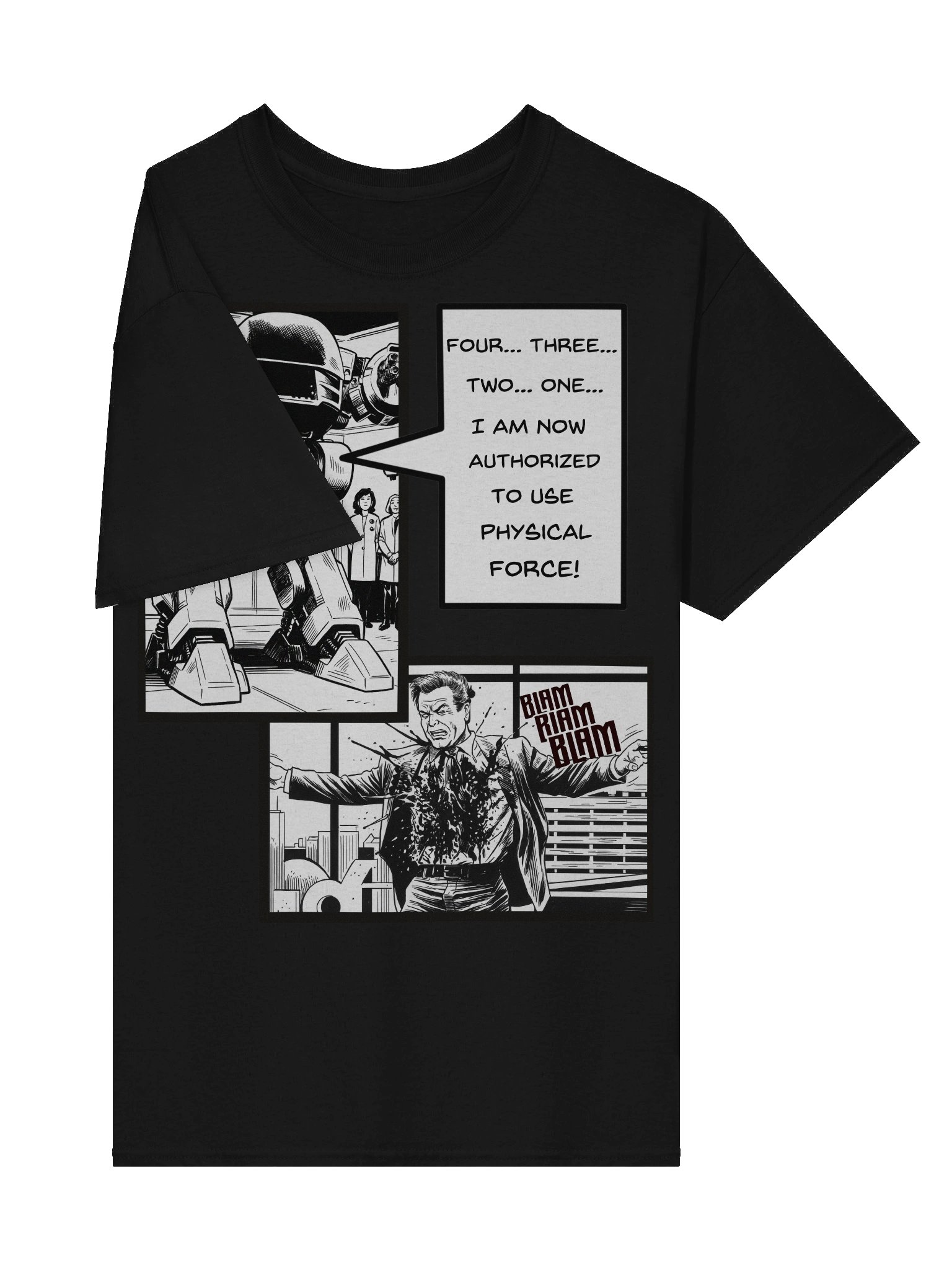 RoboCop inspired Physical Force Scene Tee product image (40)