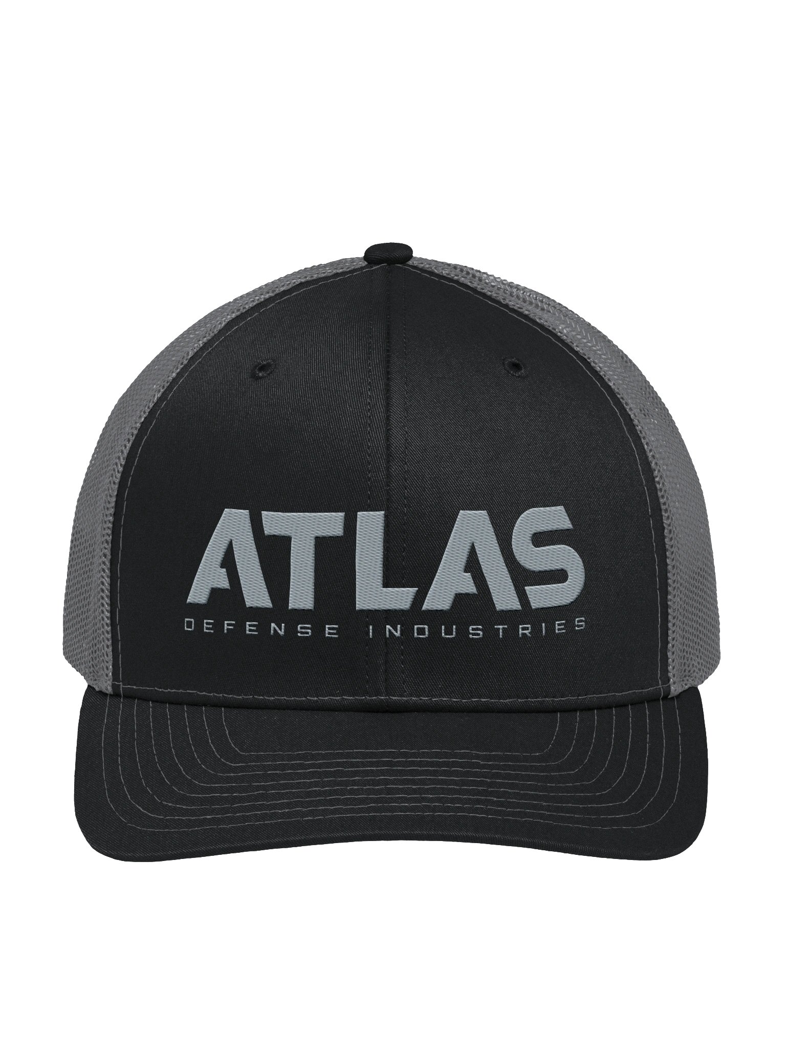 ATLAS Grey Logo Trucker Hat product image (5)