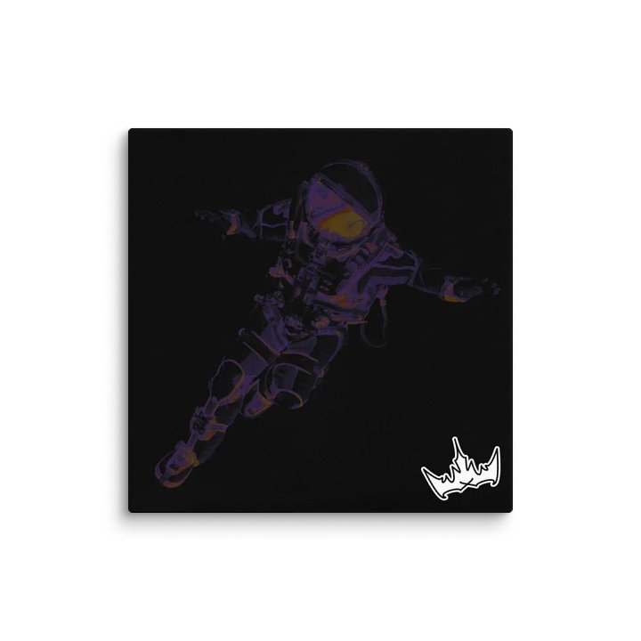 “INFINITE” & CROWN™ logo print—artwork (black-on-black canvassed) · Exclusive, limited all-black variant product image (2)