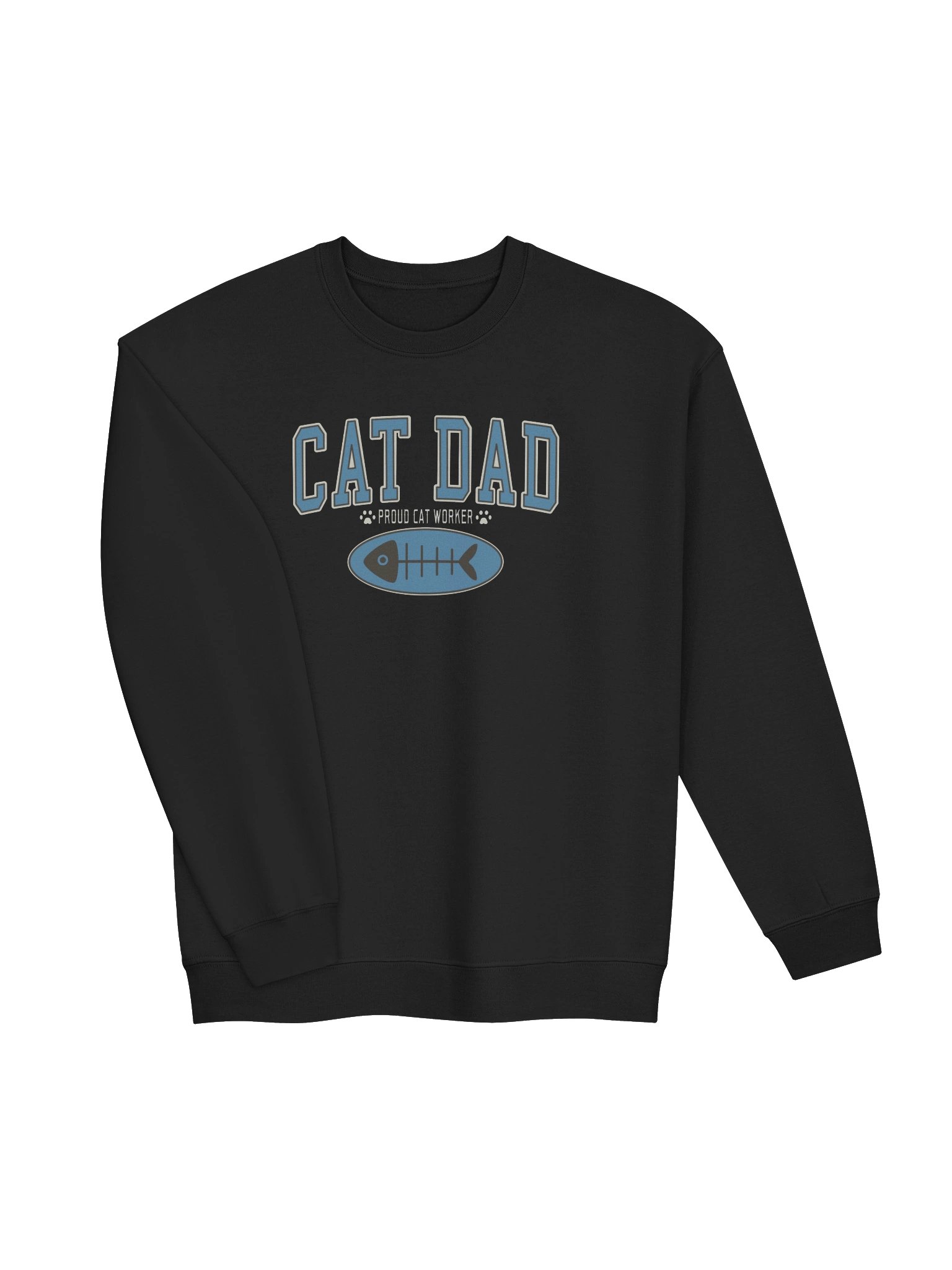 Cat Dad 2 (Proud Cat Worker) - Unisex Adult Sweatshirt product image (2)