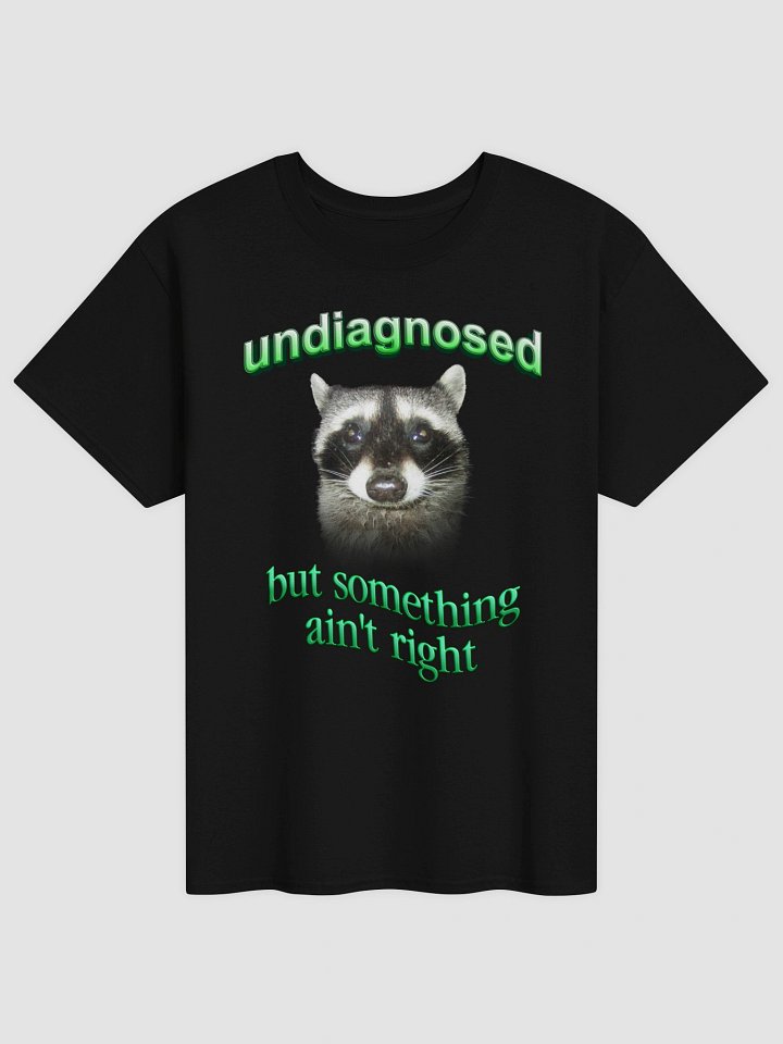 Undiagnosed but something ain't right - Raccoon T-shirt product image (5)