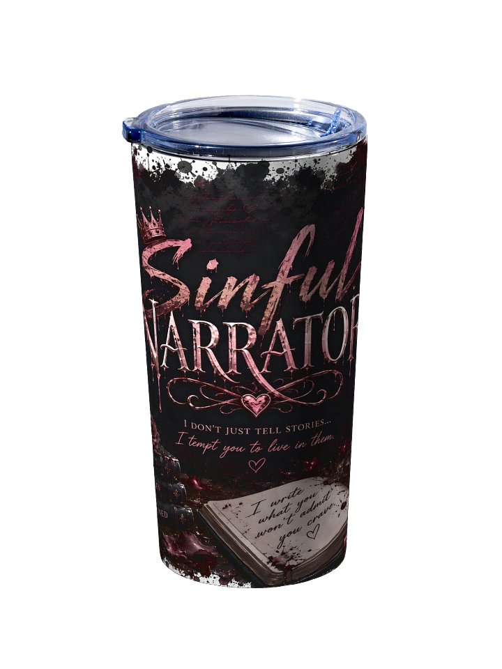 Sinful Narrator — Gothic Skull & Roses 20oz Tumbler product image (2)