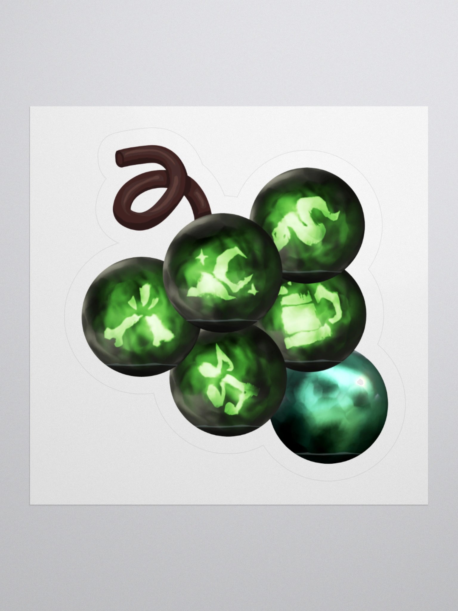 Green Murder Grapes Sticker product image (2)