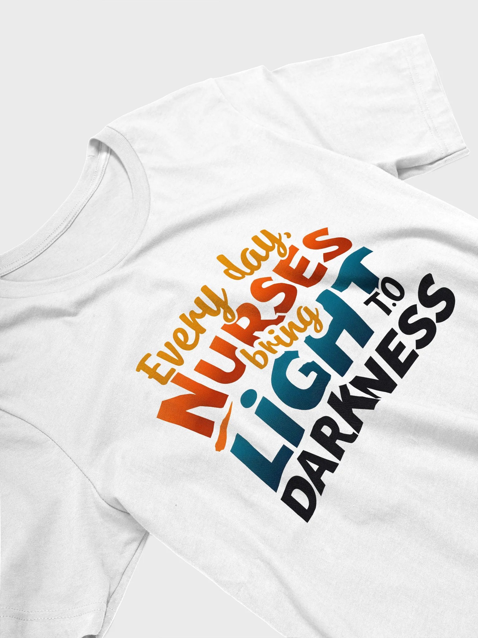 Nurse's Light Gradient T-Shirt product image (17)