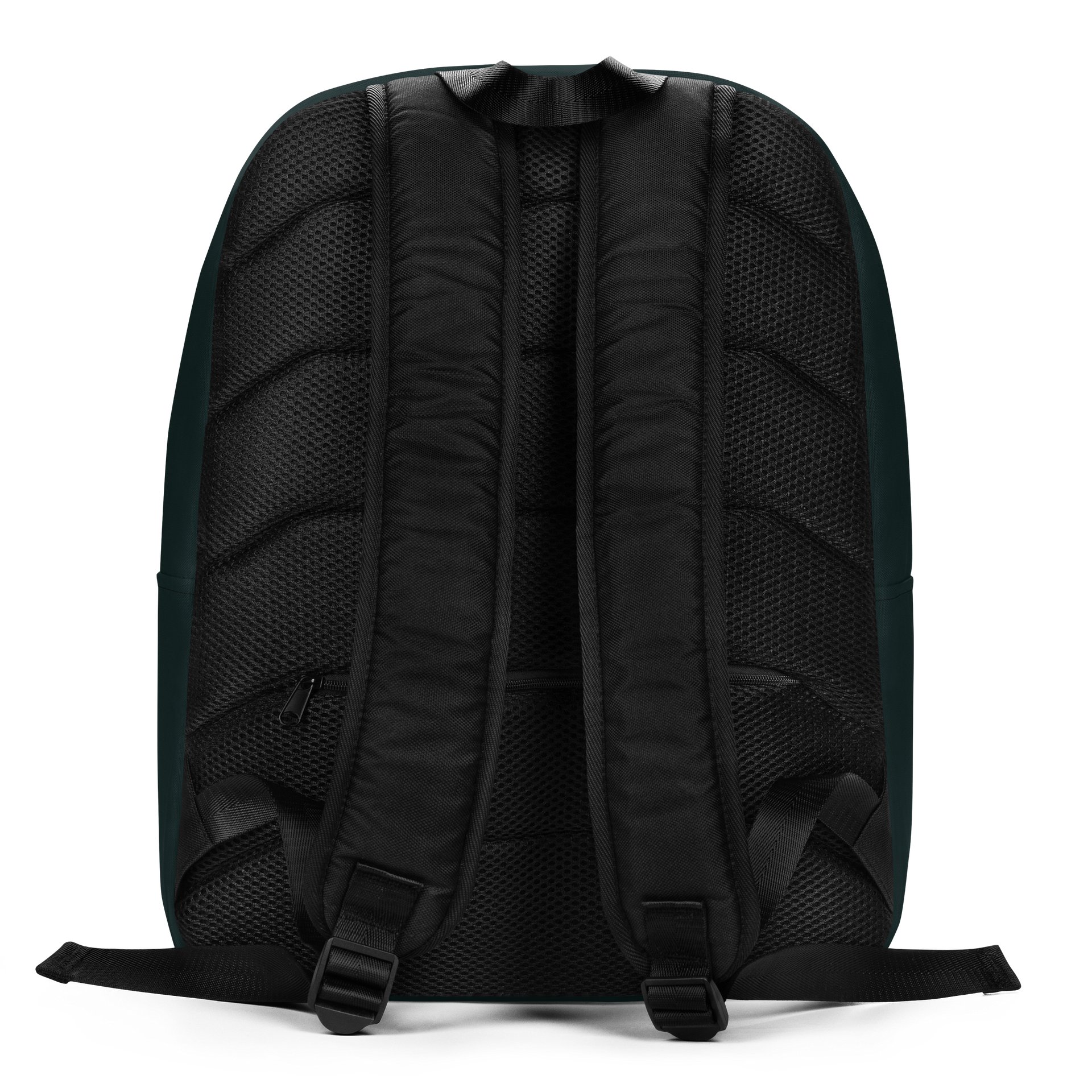 Dark Green Gold Pattern Backpack Elegant Minimalist Bag product image (5)