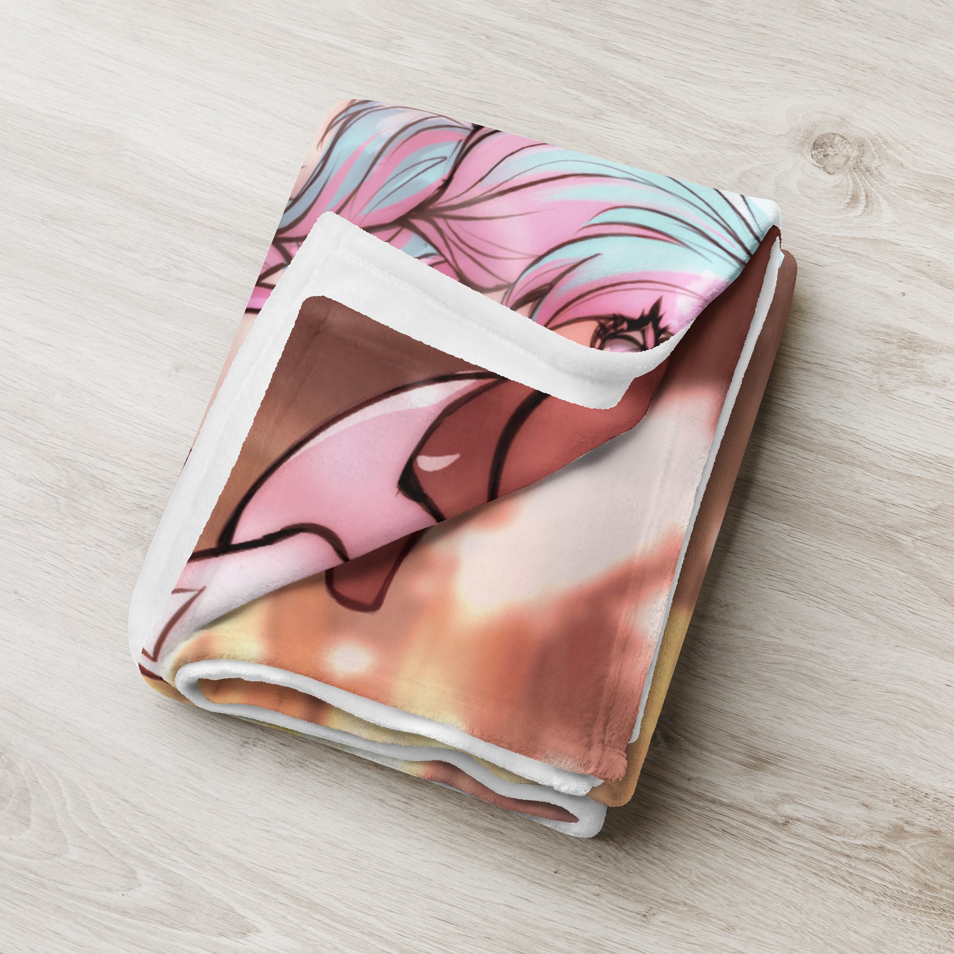 MooMoo Leash Throw Blanket (Lewd) product image (4)