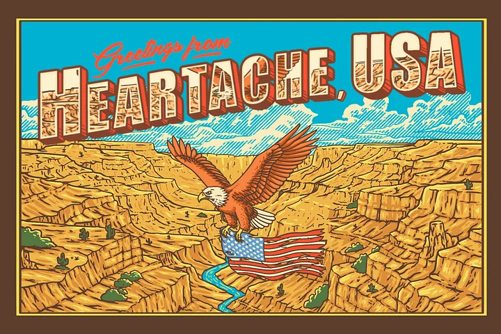 Heartache, USA Postcard product image (1)