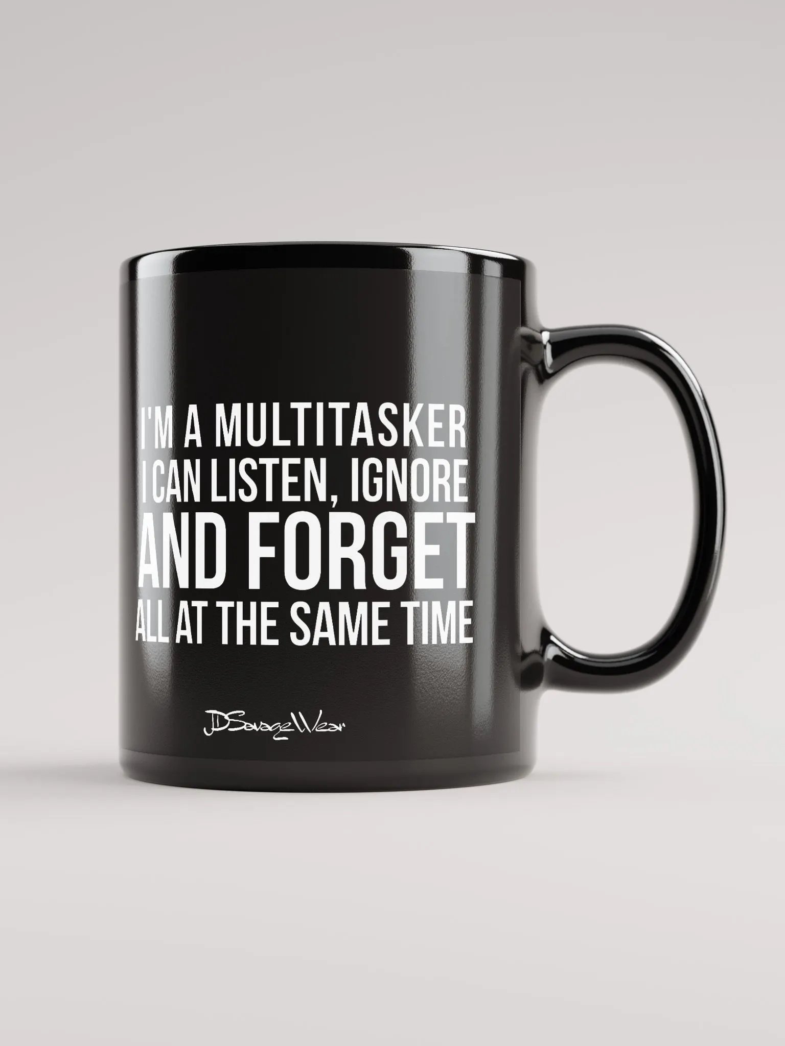 Multitasker Black Glossy Mug product image (1)