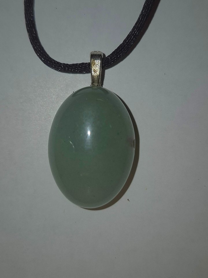 Green Adventurine Cabochon Necklace product image (1)