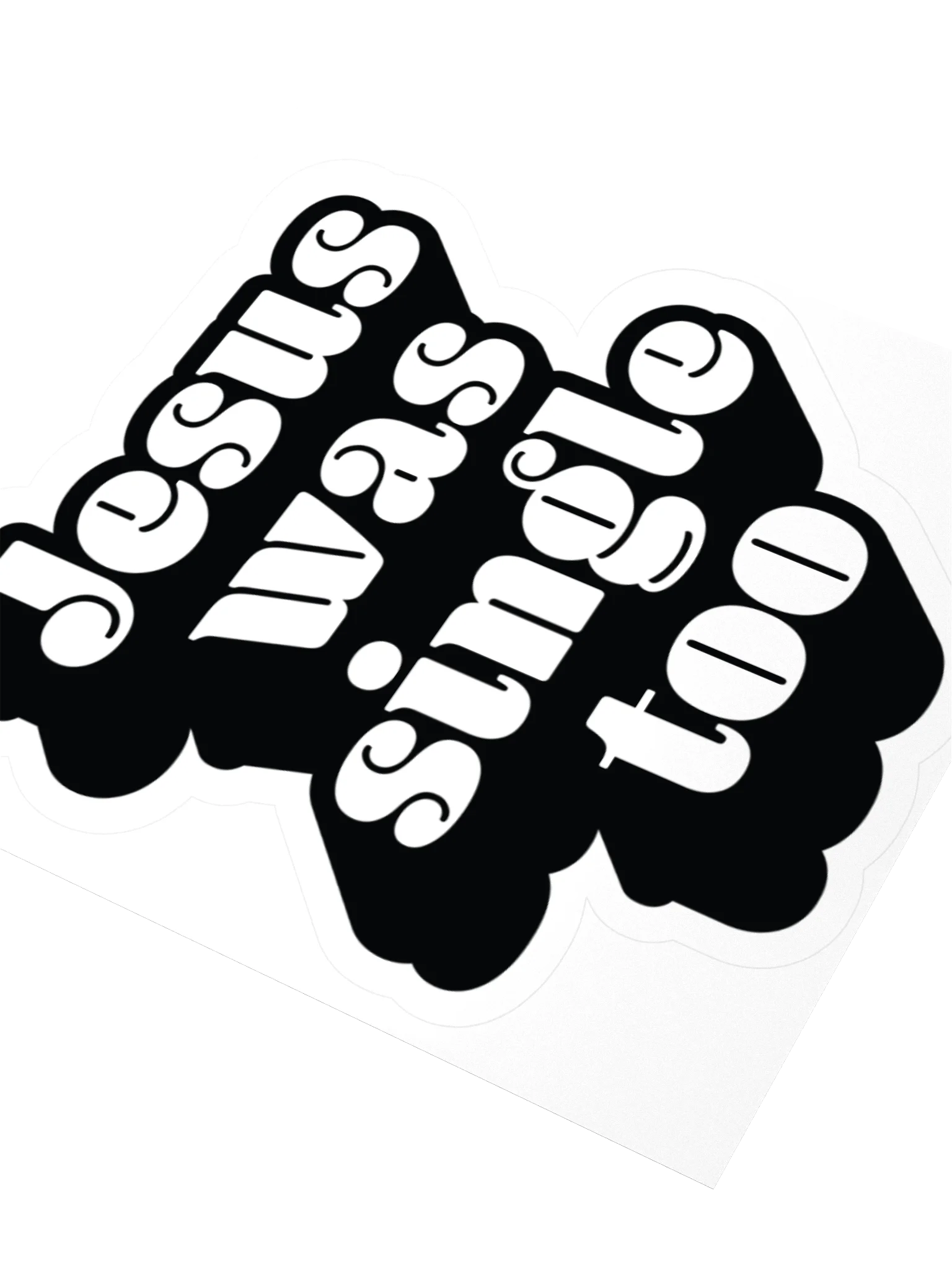 Jesus Was Single Too - Sticker product image (4)