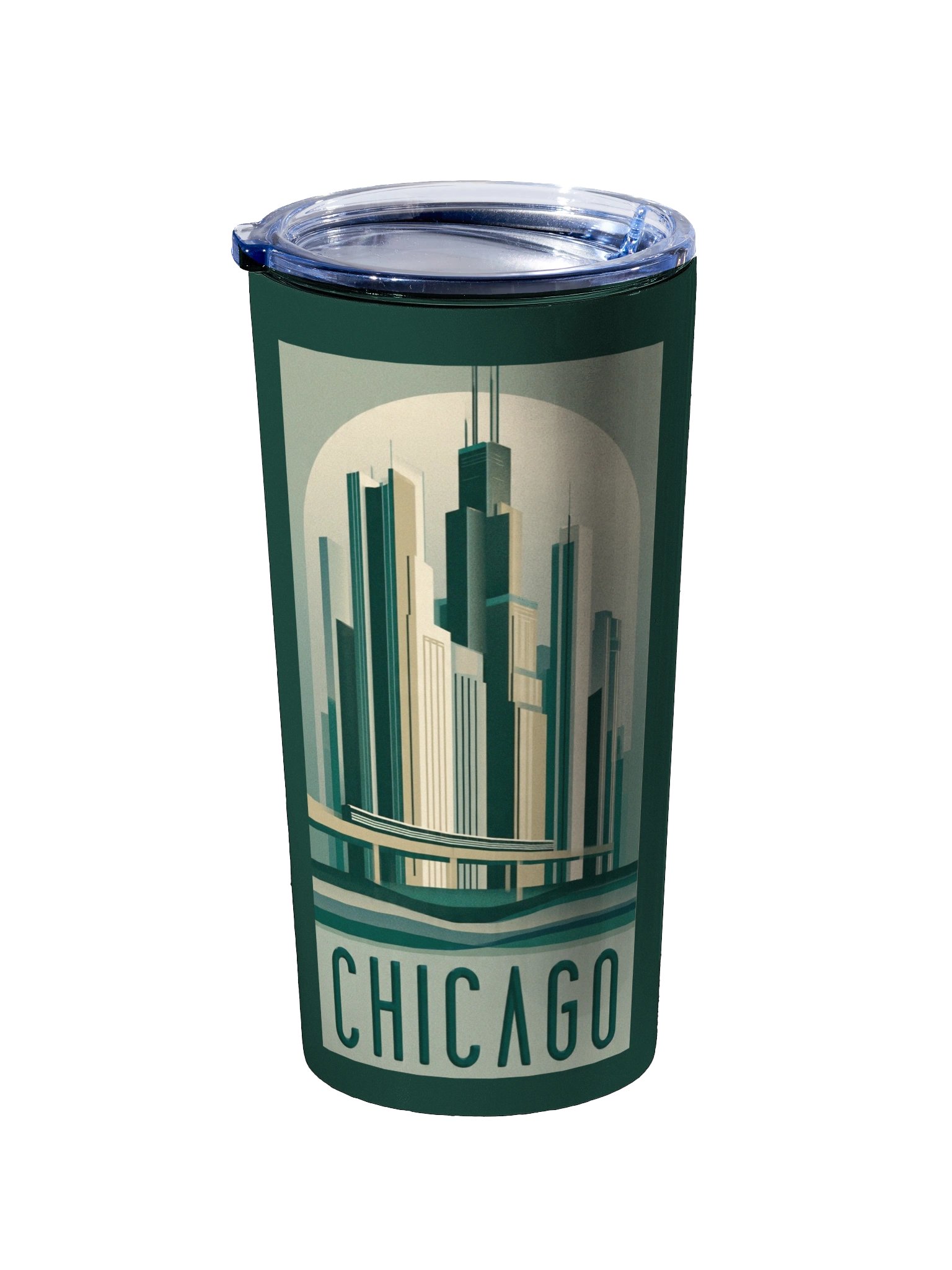 Chicago Retro Skyline 20oz Tumbler product image (2)