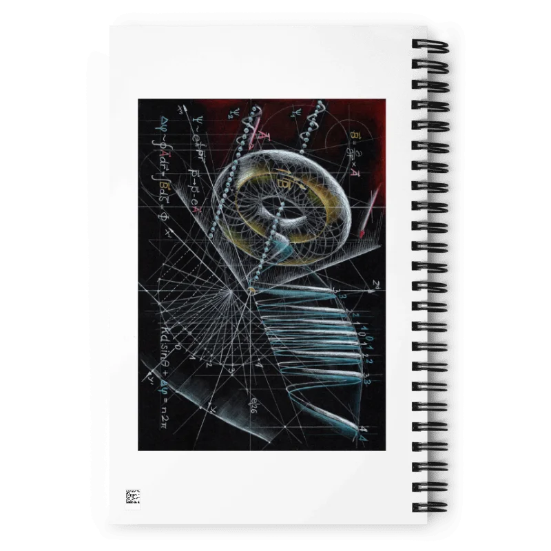 Geometric Physics Art Notebook 2: Mass Shell and Aharanov-Bohm Effect product image (2)