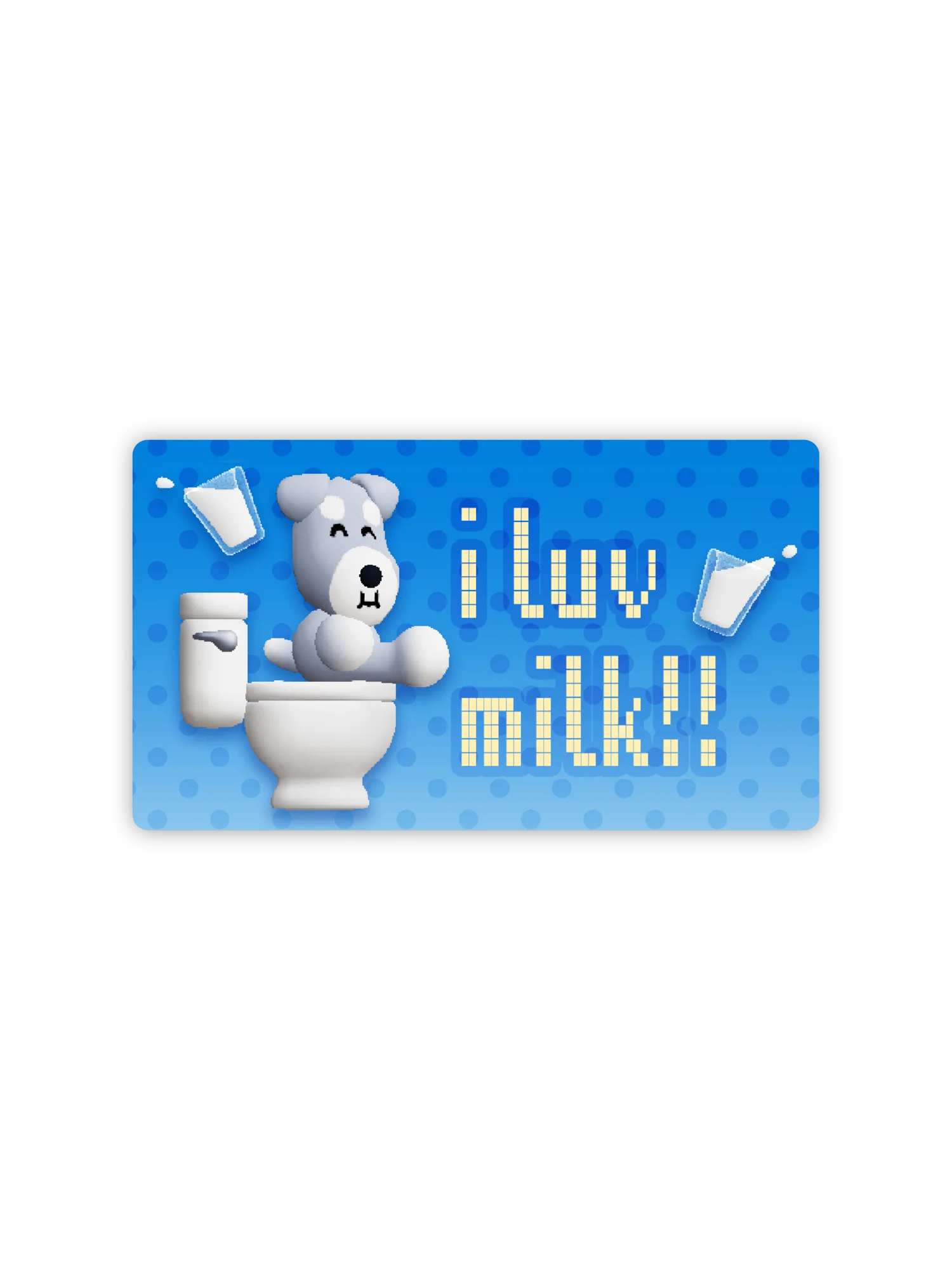I Luv Milk Sticker product image (2)