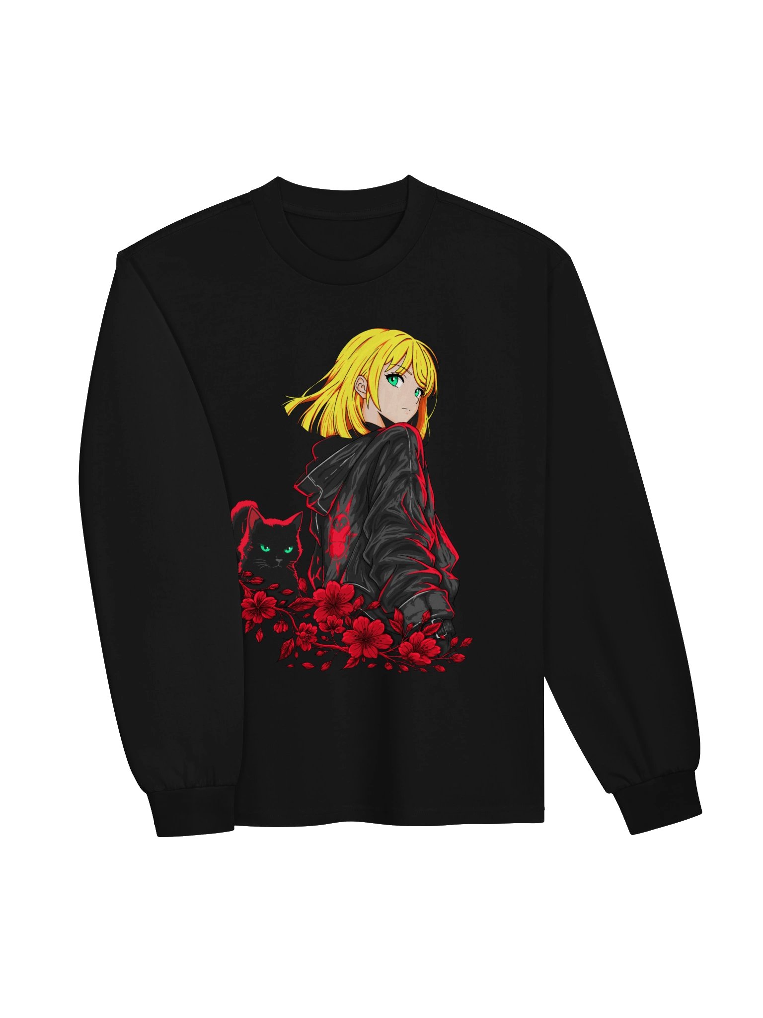 Midnight Bloom Long Sleeve T-Shirt product image (3)