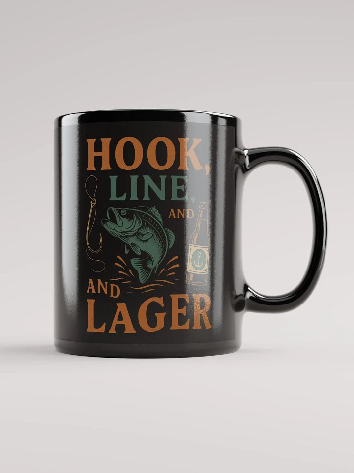 Funny Mug – Hook, Line, & Lager | Fishing & Beer Gift product image (2)