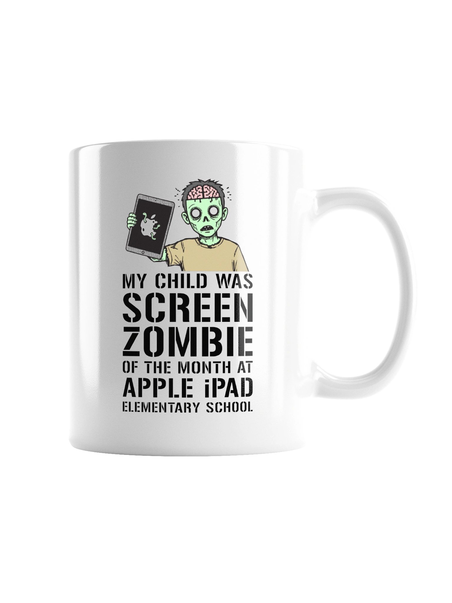 iPad Screen Zombie White Mug product image (9)
