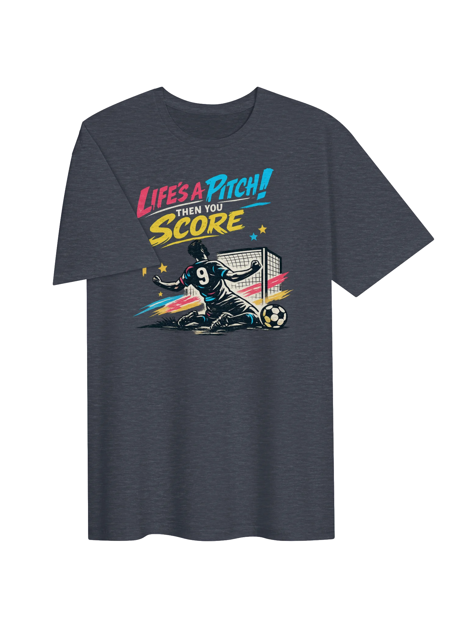 Life’s a Pitch Soccer Graphic Tee product image (3)