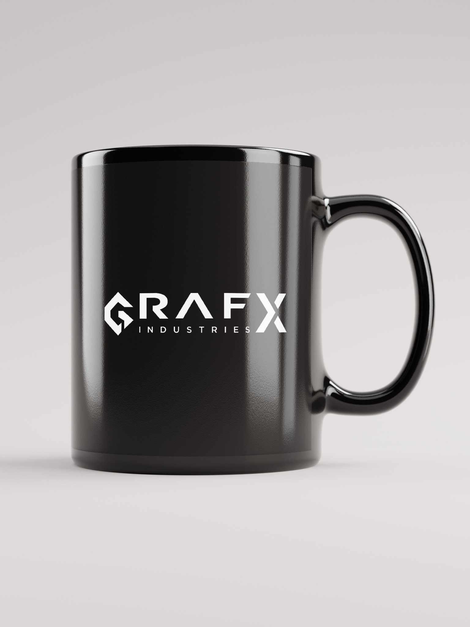 GFX Motion | GFX Industries - Black Mug - White Logo product image (1)