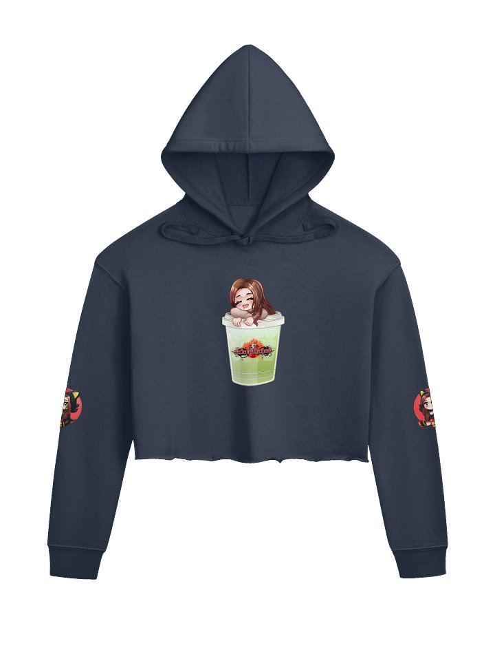 Coffee Addict Chaos Women Crop Hoodie product image (2)
