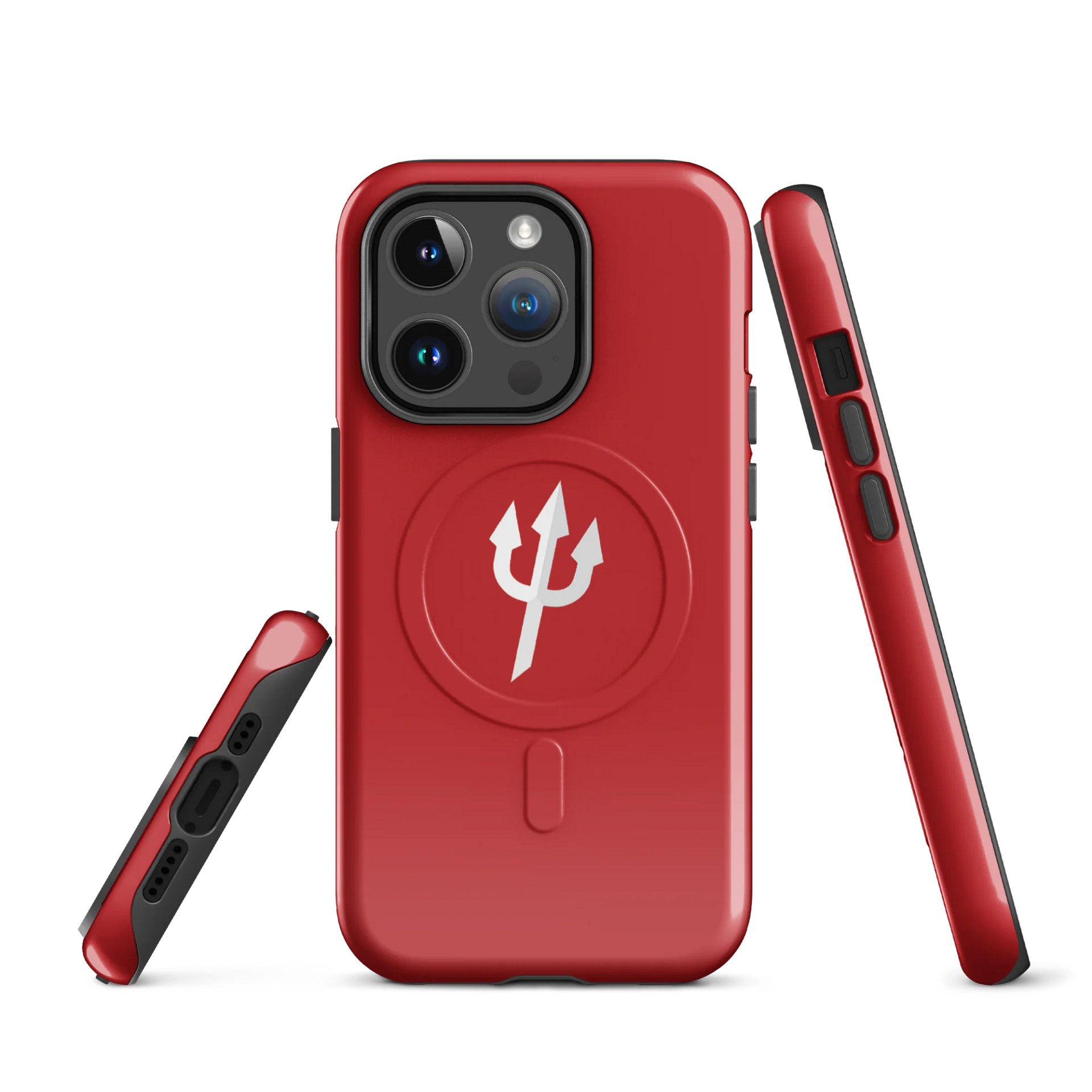 Trident Shield MagSafe® Tough Red iPhone Case product image (1)