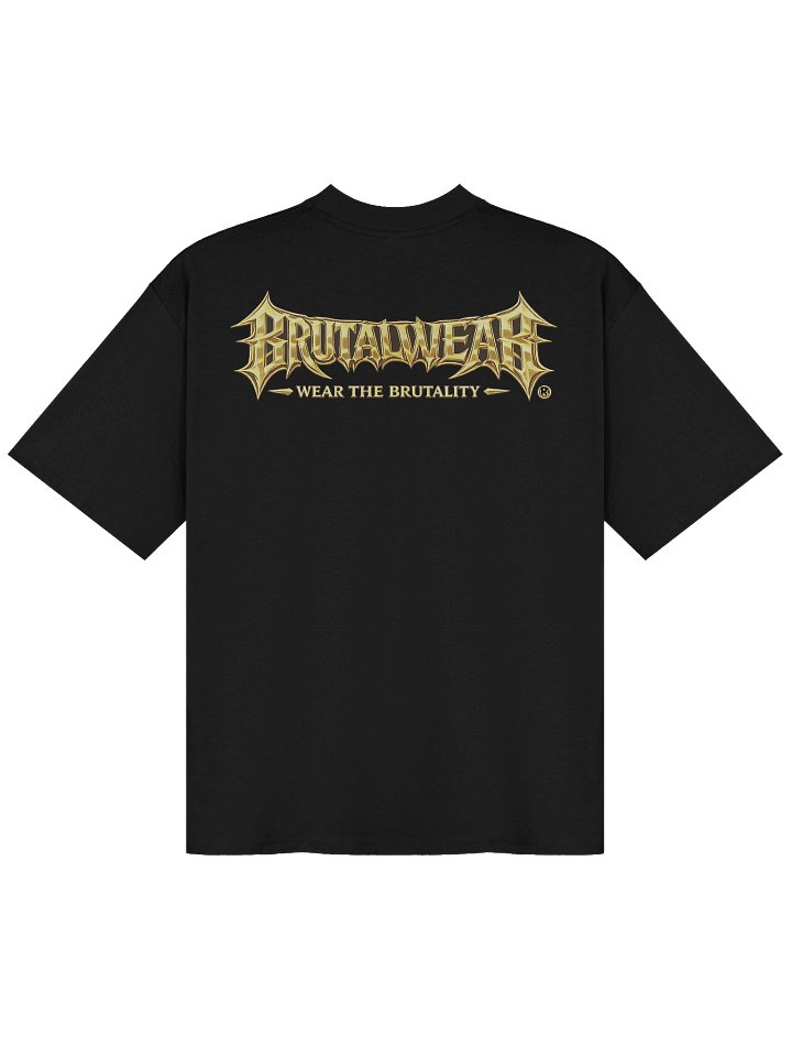BrutalWear Medieval Font Thrash Metal Logo Urban Streetwear Design. product image (6)