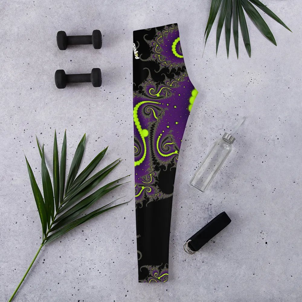 Fractal Leggings - Acid Nights product image (4)