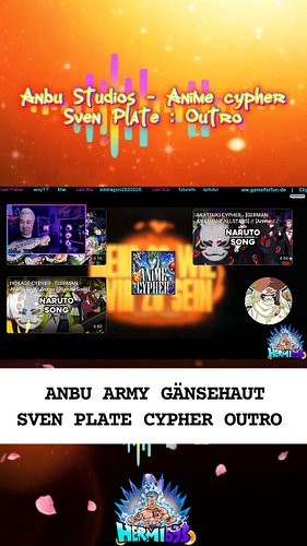 Anbu Monastir hat mit Anbu Studios die Anime Cypher released, Sven Plate hat dort das Intro und Outro eingesprochen und HOLY ...