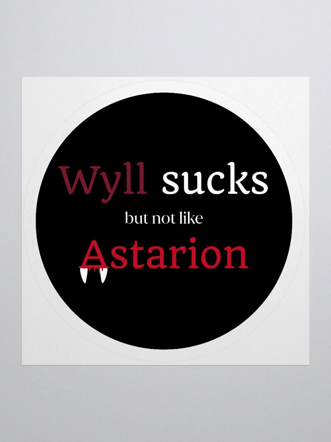 Wyll Sucks But Not Like Astarion