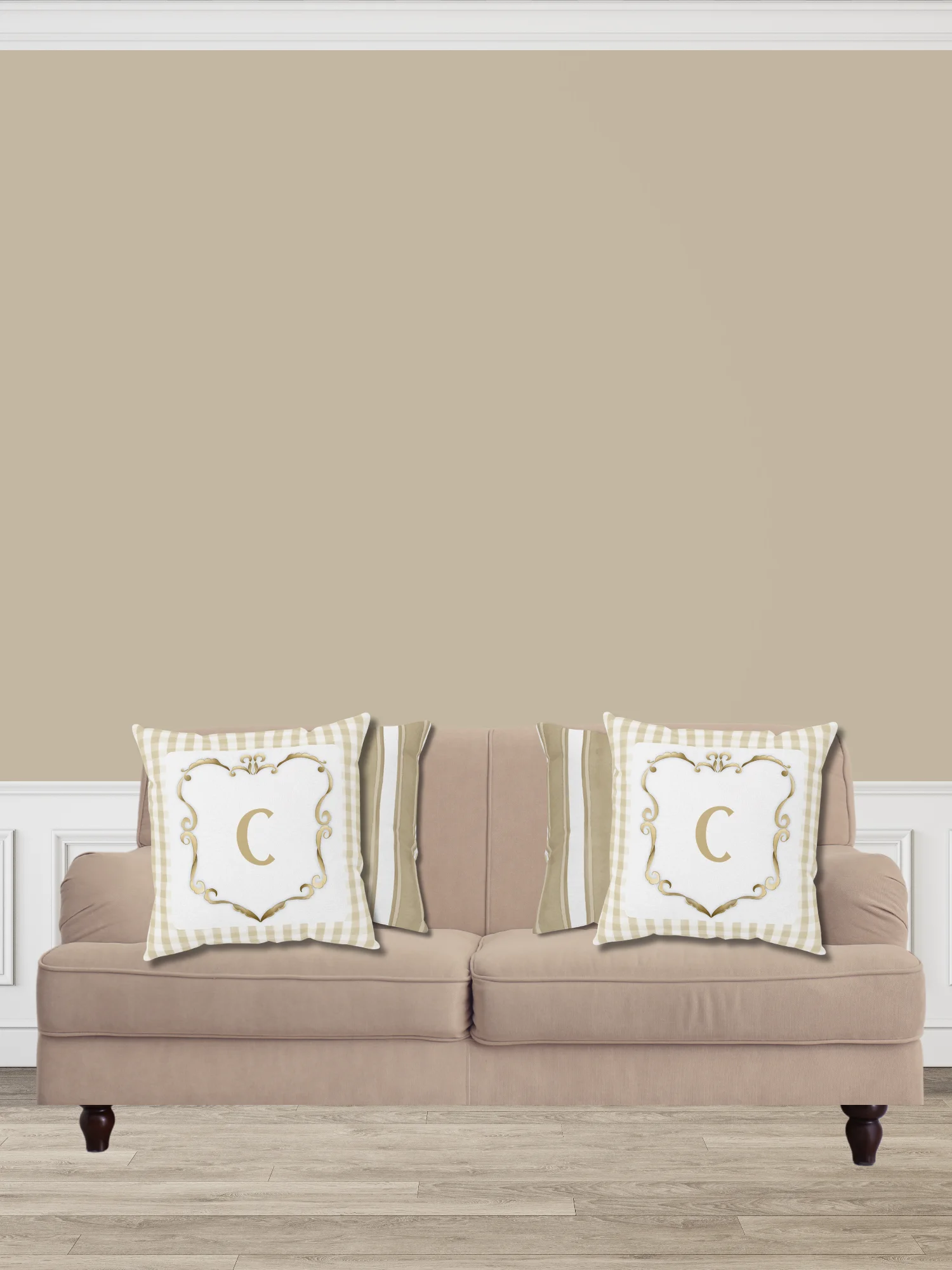 Beige Preppy Charm Pillow C product image (12)
