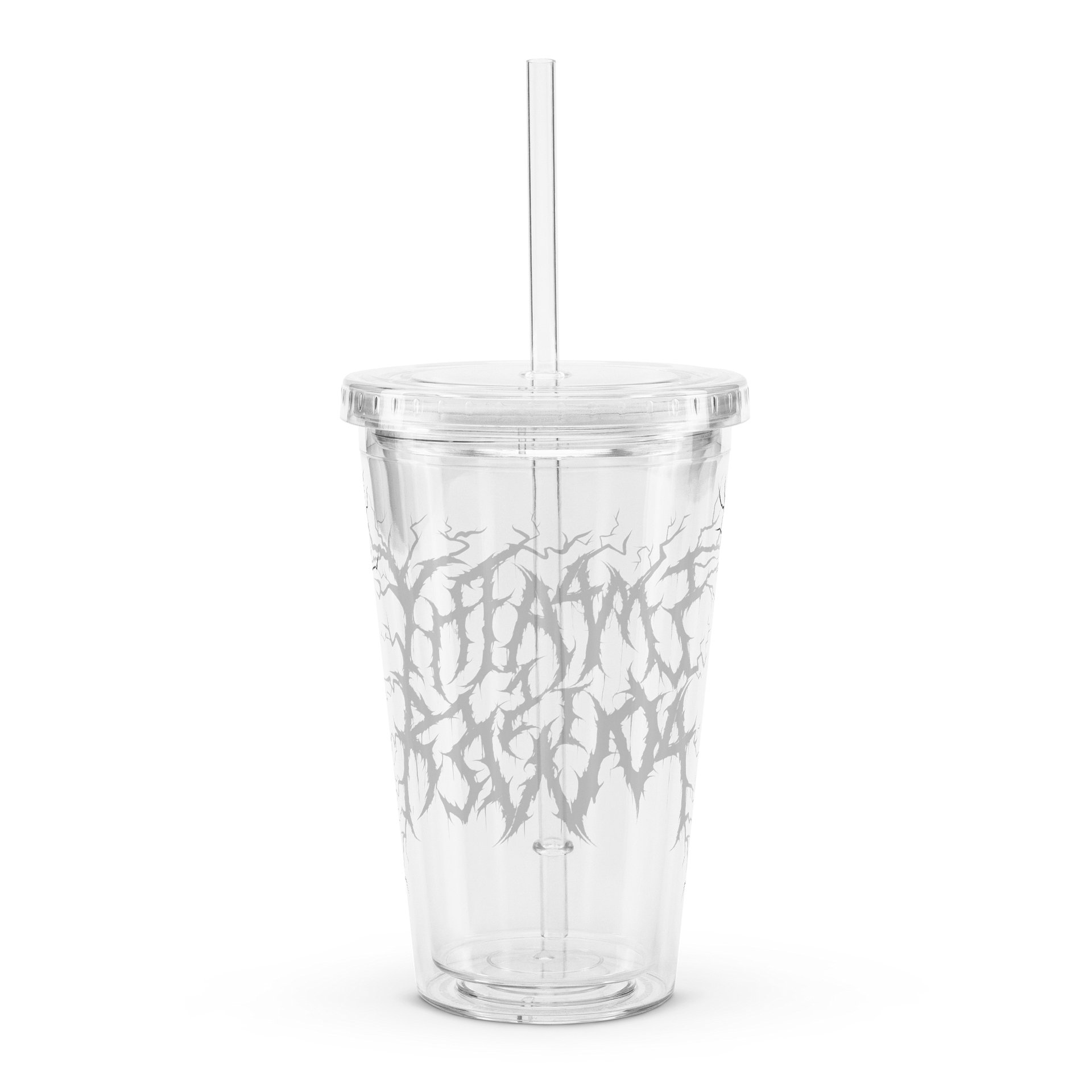*NEW!* EIP Double Walled Clear Plastic Tumbler (16 oz) BLACK product image (2)
