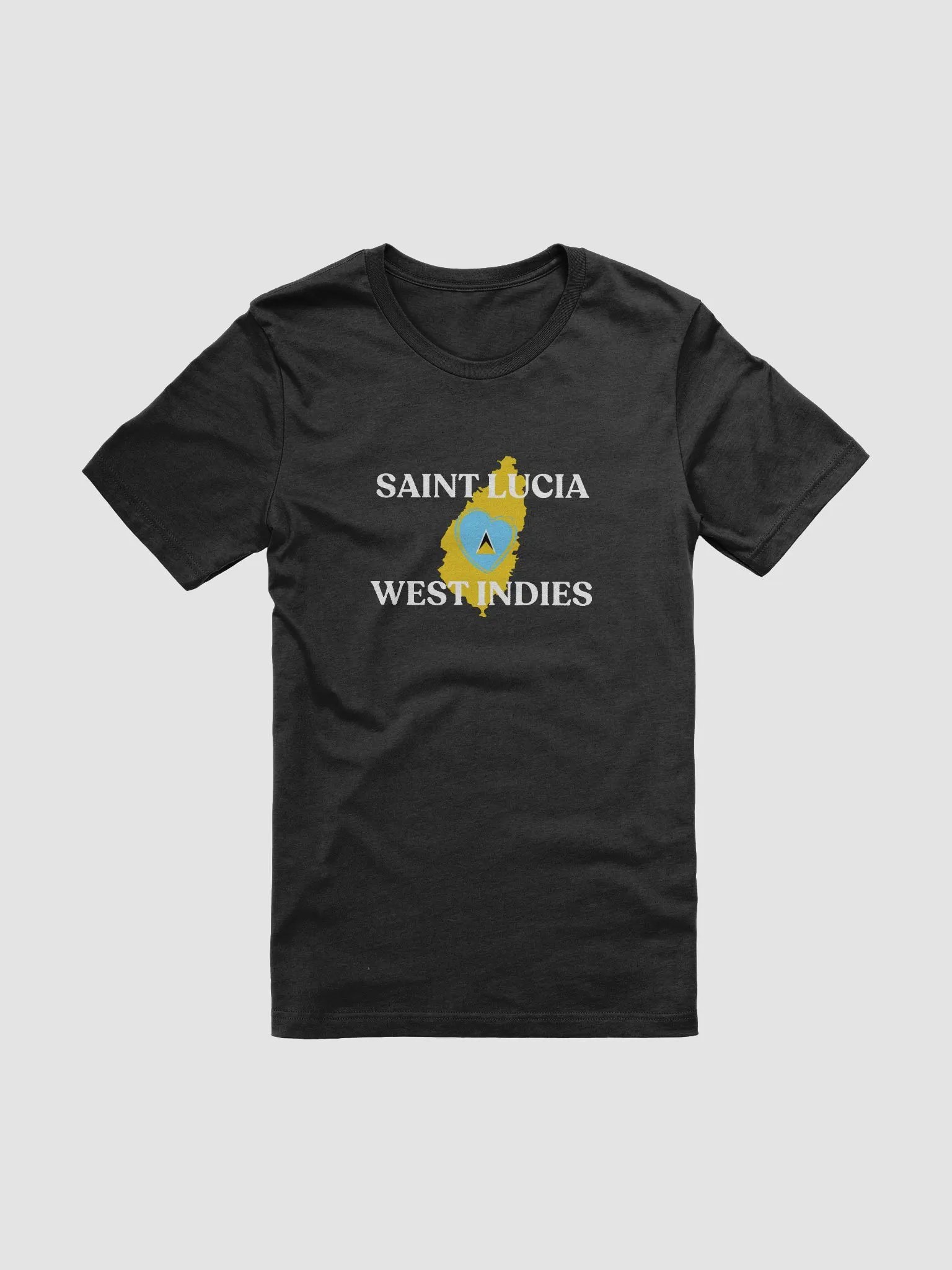 Saint Lucia Heartbeat Graphic T-Shirt product image (71)