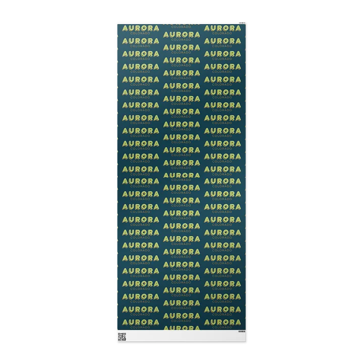 Aurora CO Wrapping Paper product image (2)