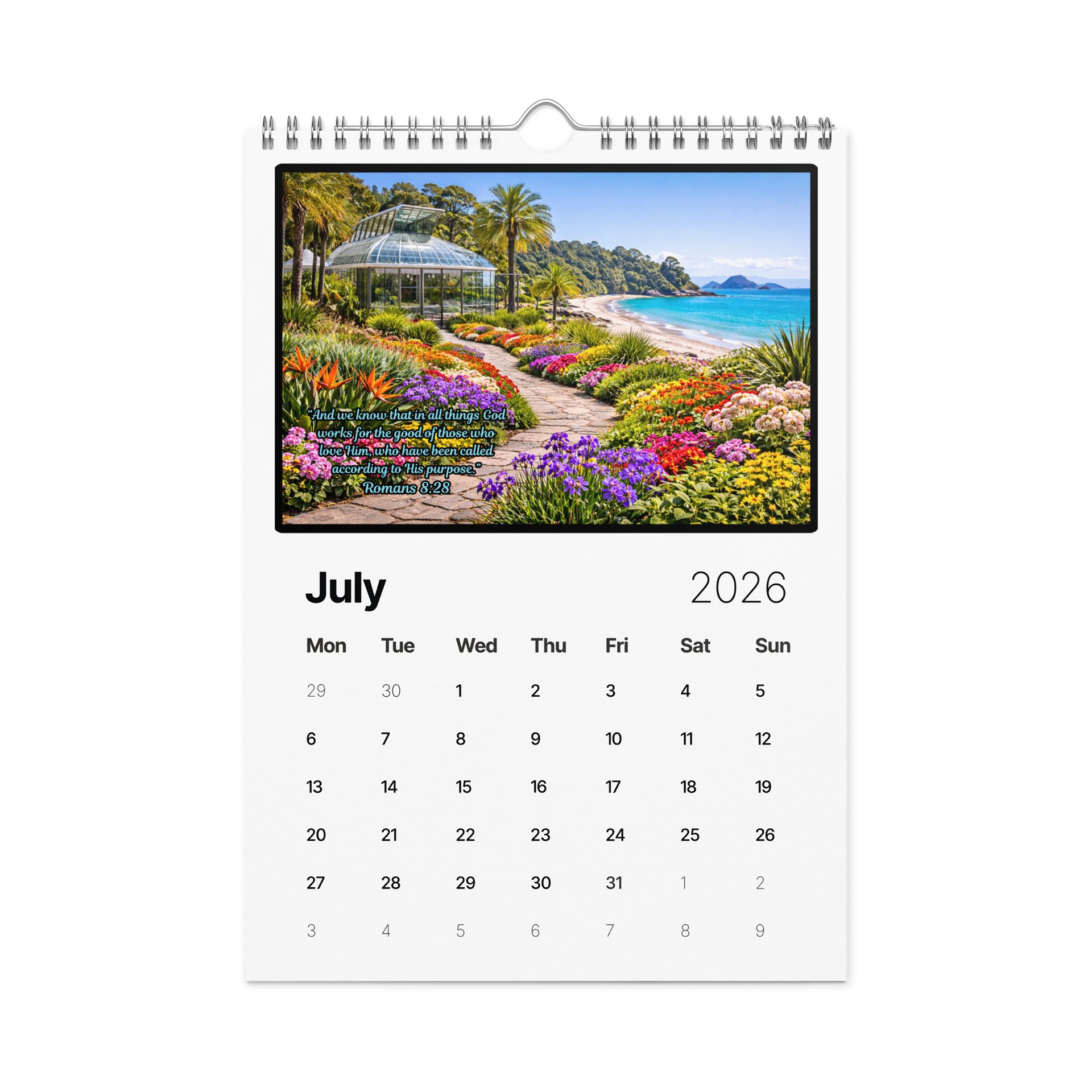 Gardens of Eden 2026 Wall Calendar product image (7)