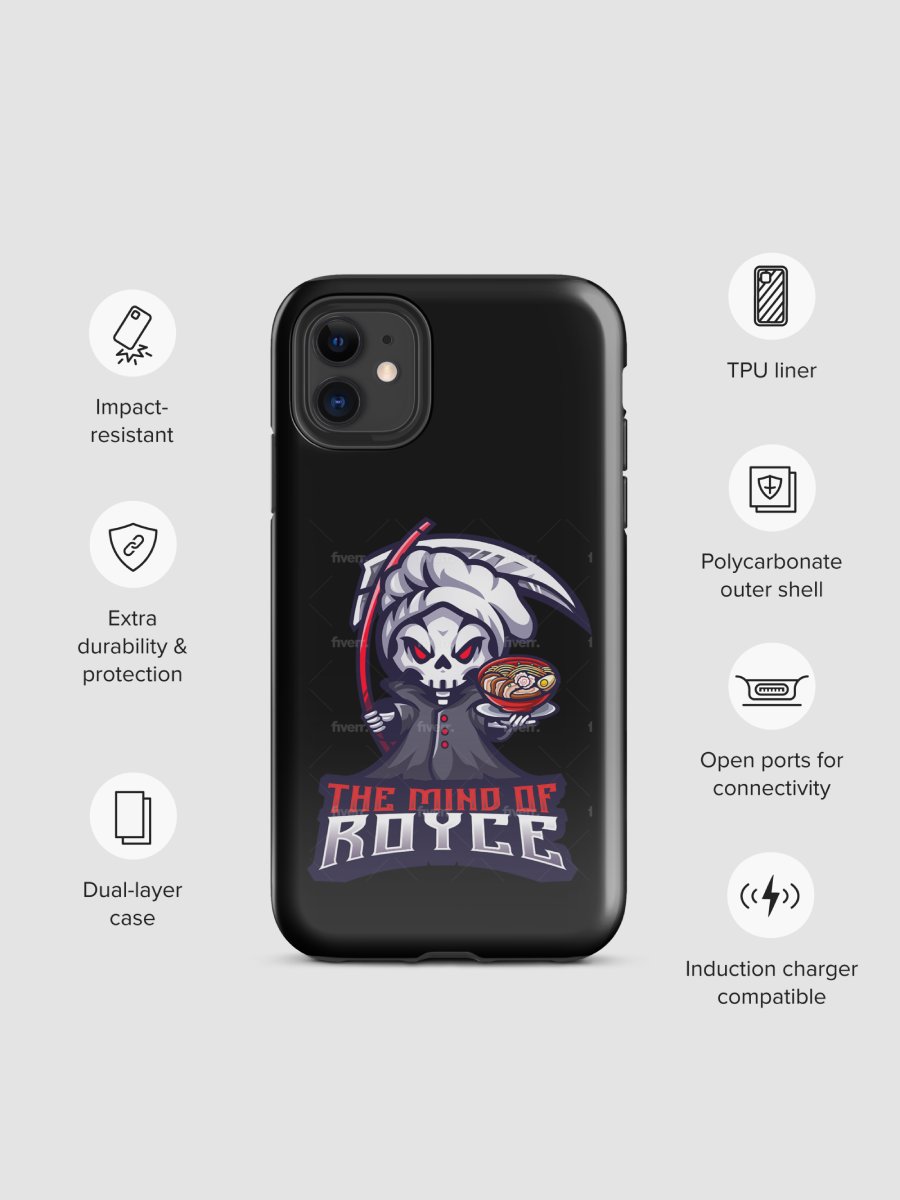 [TheMindofRoyce] Tough Case for iPhone® - Black product image (3)
