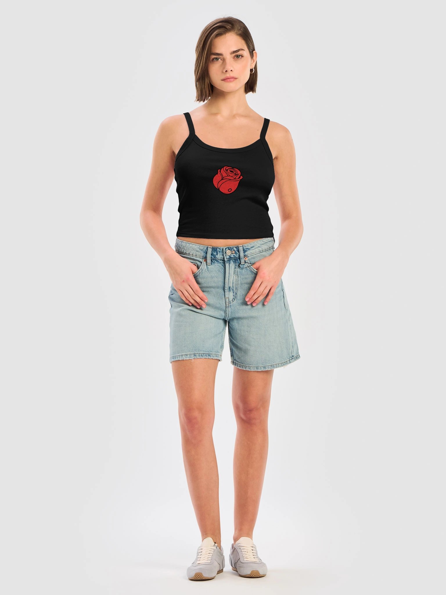 Rose Embroidery Tank Top product image (3)