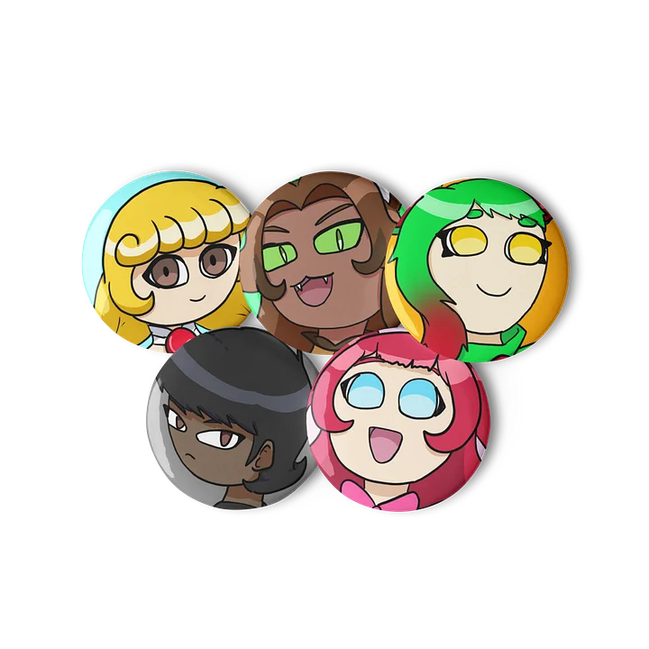 GrimMagic Protagonists (Book 1) Badges product image (3)