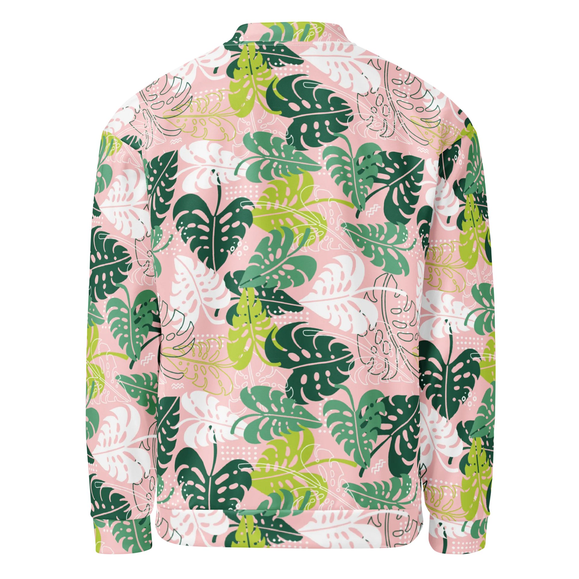 Stylish Monstera Dreams Bomber Jacket for Comfort Fashion product image (2)
