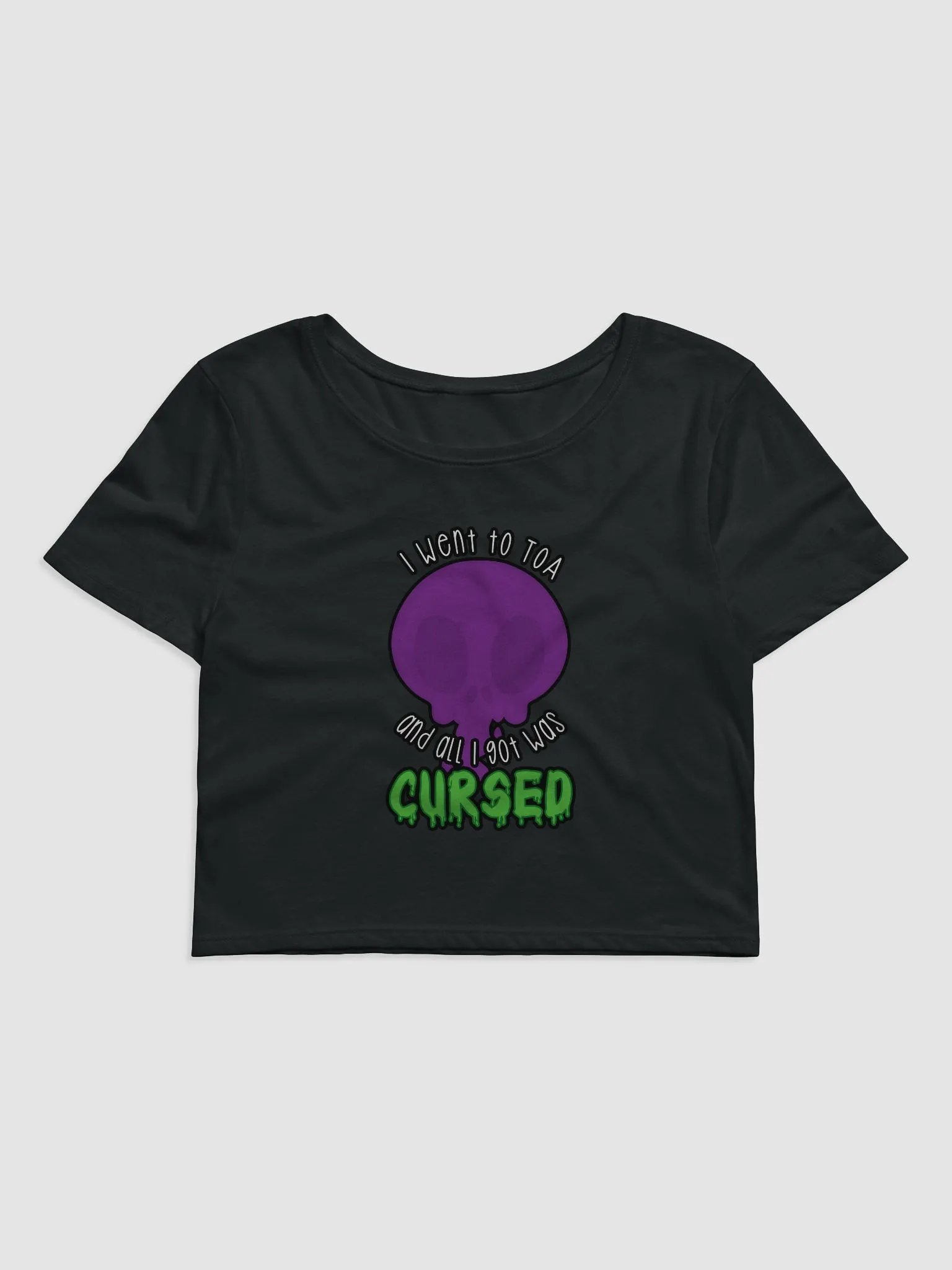 All I Got Was Cursed - Demon Hunter - Crop Tee product image (1)