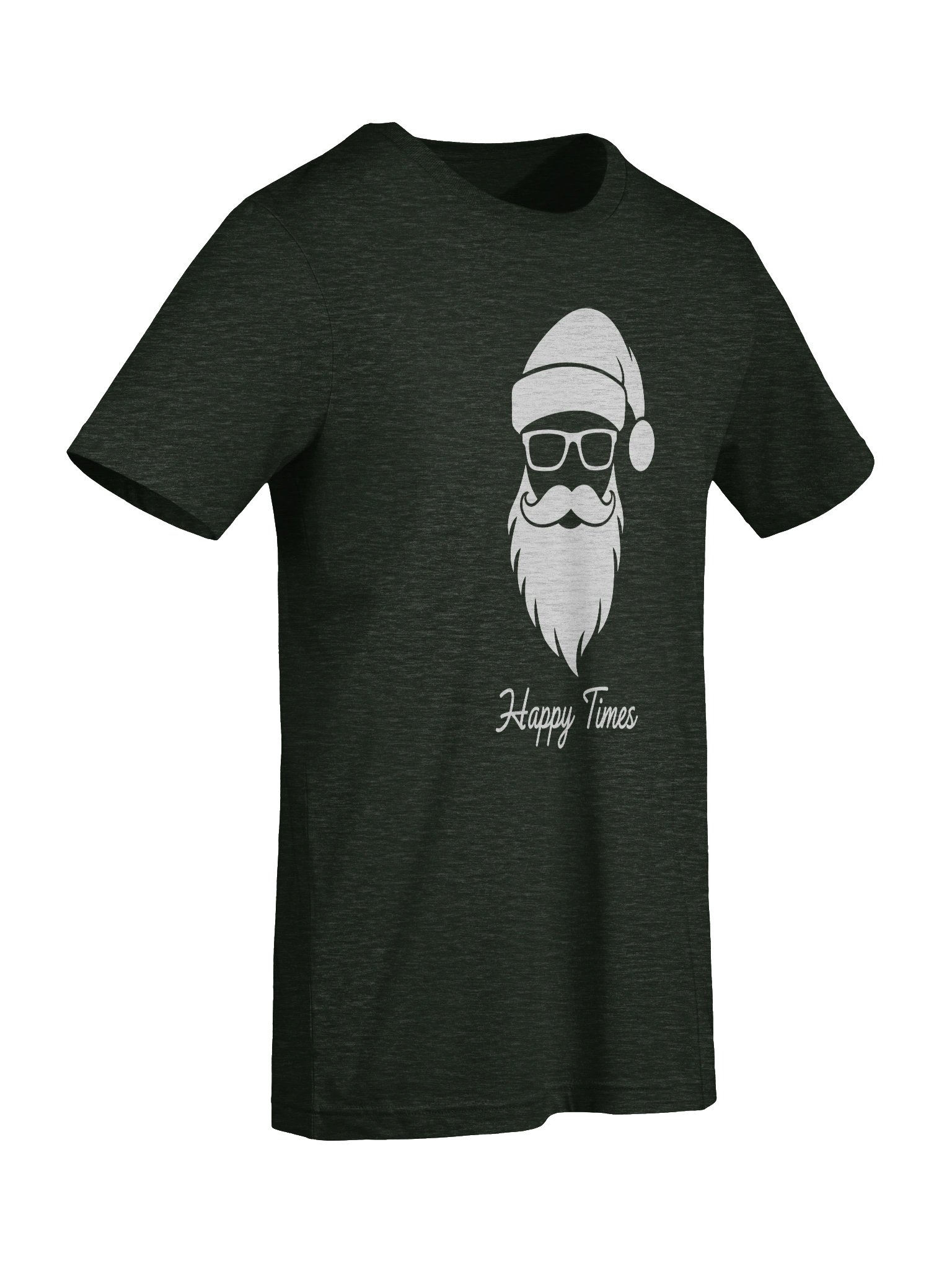 Happy Times Santa T-Shirt – Cool Sunglasses Christmas Tee product image (51)